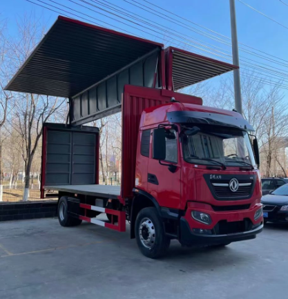 東風(fēng) 天龍?zhí)戾\ 冷藏車箱貨展翼平板高欄 國(guó)6